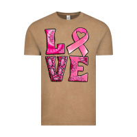 Vintage Coffee Breast Cancer love Vintage Tee - NancyCooperArtShop