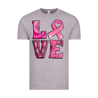 Vintage Zinc Breast Cancer love Vintage Tee - NancyCooperArtShop