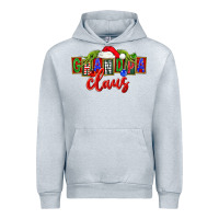 Heather Grey Christmas Grandpa Claus Urban Hoodie - FaDigitalArtStudio