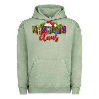 Pigment Oil Green Christmas Grandpa Claus Urban Hoodie - FaDigitalArtStudio
