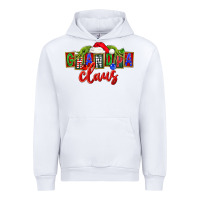 White Christmas Grandpa Claus Urban Hoodie - FaDigitalArtStudio