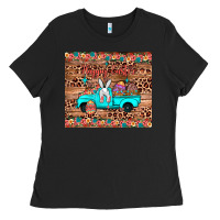 Happy Easter Truck Ladies Tee | Teevron