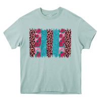 Arona valentines day leopard rose glitter brush stoke Heavy Core Tee - JahusDesignShop