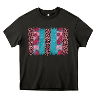 Asphalt valentines day leopard rose glitter brush stoke Heavy Core Tee - JahusDesignShop