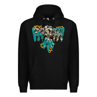 Black thunderbird Premium Hoodie - JahusDesignShop