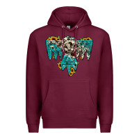 Burgundy thunderbird Premium Hoodie - JahusDesignShop