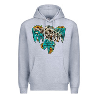 Heather Grey thunderbird Premium Hoodie - JahusDesignShop