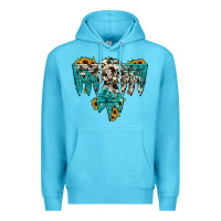 Ocean Blue thunderbird Premium Hoodie - JahusDesignShop