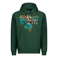 Sports Green thunderbird Premium Hoodie - JahusDesignShop