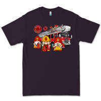 Plum fire truck gnomes Premium Tee - Artiststas