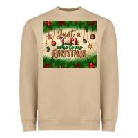 Mushroom just a girl who loves christmas tumbler Heavyweight Sweatshirt - BundleAndBundleShop