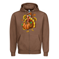 Thanksgiving Turkey Zipper Hoodie | Teevron