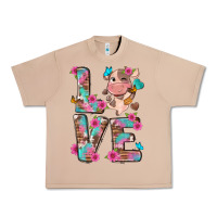 Burro love little cute cow Urban Heavy Tee - NancyCooperArtShop