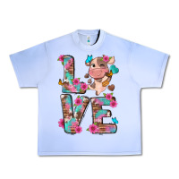 Grape Ice love little cute cow Urban Heavy Tee - NancyCooperArtShop
