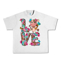 Lunar Rock love little cute cow Urban Heavy Tee - NancyCooperArtShop