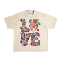 Sandshell love little cute cow Urban Heavy Tee - NancyCooperArtShop