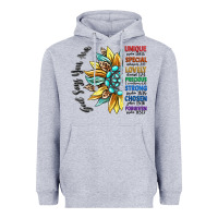Heather Grey god says you are unique Heavyweight Hoodie - CowGirlArtShop