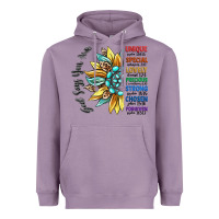 Lavender god says you are unique Heavyweight Hoodie - CowGirlArtShop