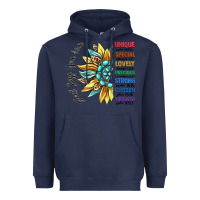 Navy god says you are unique Heavyweight Hoodie - CowGirlArtShop