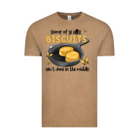 Vintage Coffee some of yalls biscuits aint done in the middle Vintage Tee - MaliasSmallBusiness