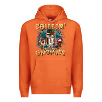 Carrot chillin with my gnomies Premium Hoodie - CowGirlArtShop