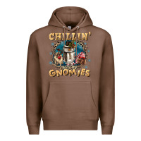 Chestnut chillin with my gnomies Premium Hoodie - CowGirlArtShop