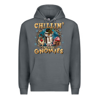 Rock chillin with my gnomies Premium Hoodie - CowGirlArtShop