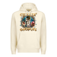Sandshell chillin with my gnomies Premium Hoodie - CowGirlArtShop