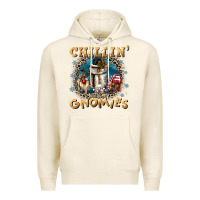 Tofu chillin with my gnomies Premium Hoodie - CowGirlArtShop