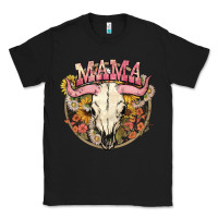 Black bullskull mama Classic Tee - NancyCooperArtShop