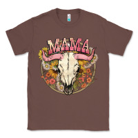 Chestnut bullskull mama Classic Tee - NancyCooperArtShop