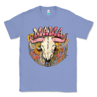 Colony Blue bullskull mama Classic Tee - NancyCooperArtShop