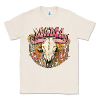 Natural bullskull mama Classic Tee - NancyCooperArtShop