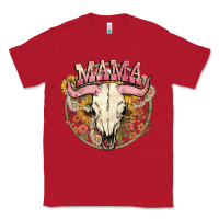 Red bullskull mama Classic Tee - NancyCooperArtShop