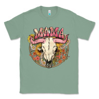 Sage bullskull mama Classic Tee - NancyCooperArtShop