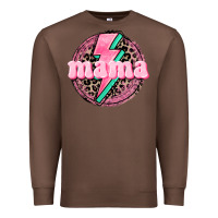 Chestnut Mama leopard background Mother's Day Premium Sweatshirt - CowGirlArtShop