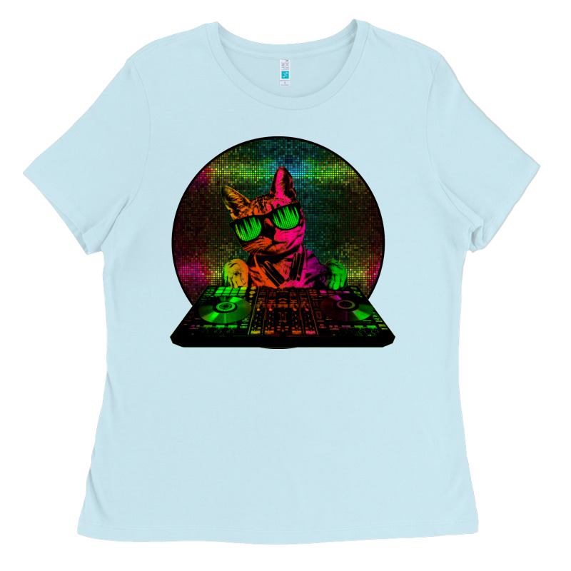 House Cat (rainbow Dj Kitty) Ladies Tee by Bettercallsaul | Teevron