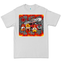 Dove Grey fire truck gnomes Premium Tee - Artiststas