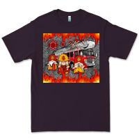 Plum fire truck gnomes Premium Tee - Artiststas