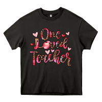 Asphalt one loved teacher Heavy Core Tee - JahusDesignShop