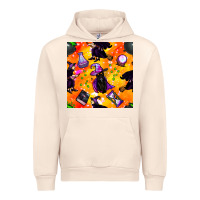 Sandshell halloween cat and witch seamless pattern Urban Hoodie - BundleAndBundleShop