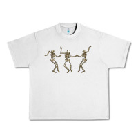 Lunar Rock dancing skeletons Urban Heavy Tee - MaliasSmallBusiness