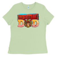 Matcha firefighter dad Ladies Tee - AdoDesignShop