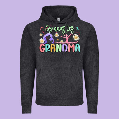 Gymnastics Grandma Vintage Hoodie Designed By Maliassmallbusiness