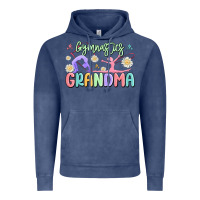 Vintage Denim gymnastics grandma Vintage Hoodie - MaliasSmallBusiness
