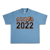 Pebble Blue senior football Urban Heavy Tee - AdoDesignShop
