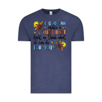 Vintage Denim if god can make a bug's butt light up Vintage Tee - MaliasSmallBusiness