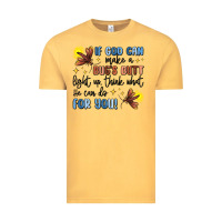 Vintage Mustard if god can make a bug's butt light up Vintage Tee - MaliasSmallBusiness