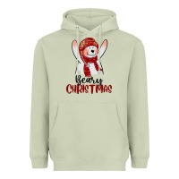 Matcha beary christmas Heavyweight Hoodie - CowGirlArtShop