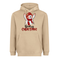 Mushroom beary christmas Heavyweight Hoodie - CowGirlArtShop